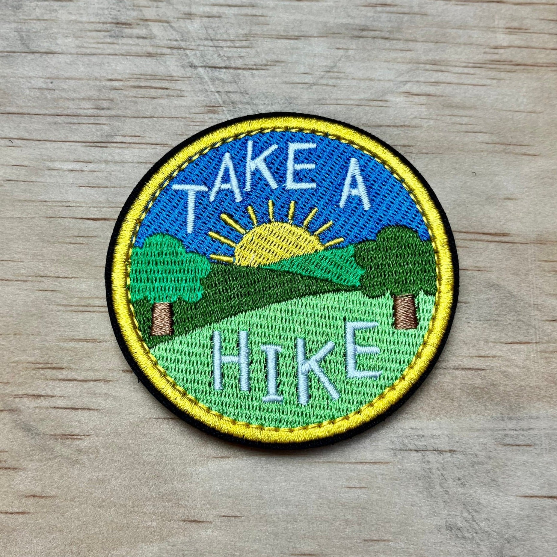 Take a Hike patch, velcro patch