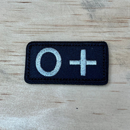 O+ blood type patch