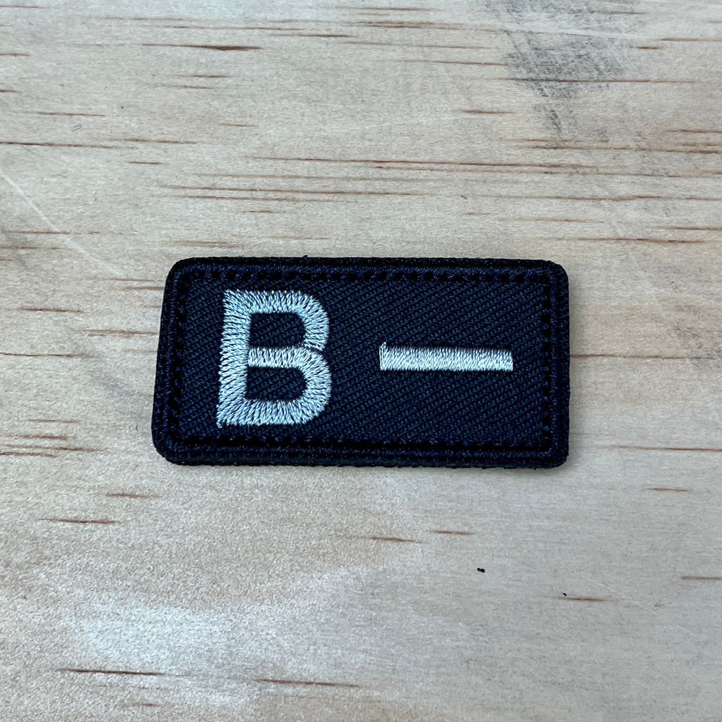 B- blood type patch