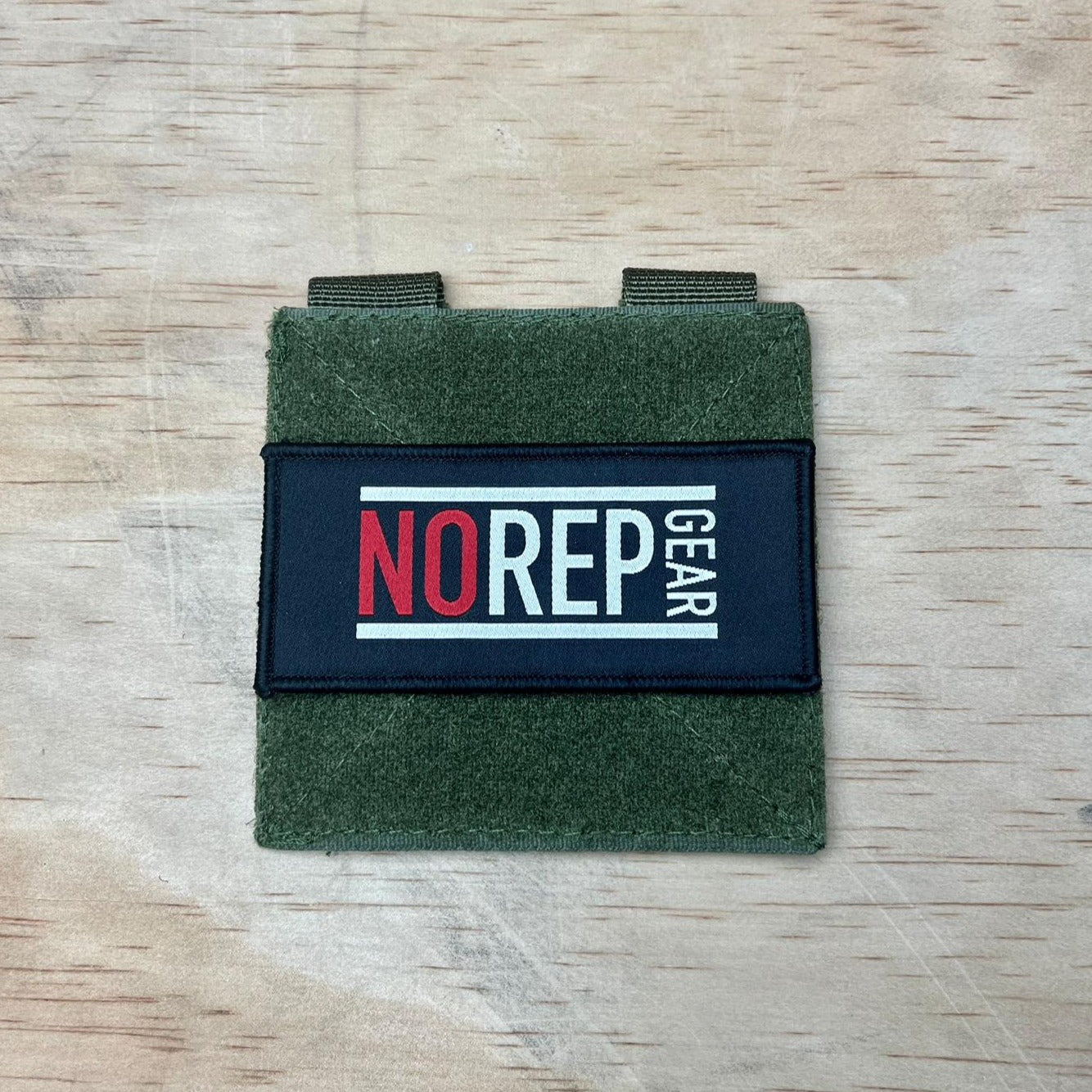 Green velcro extension patch